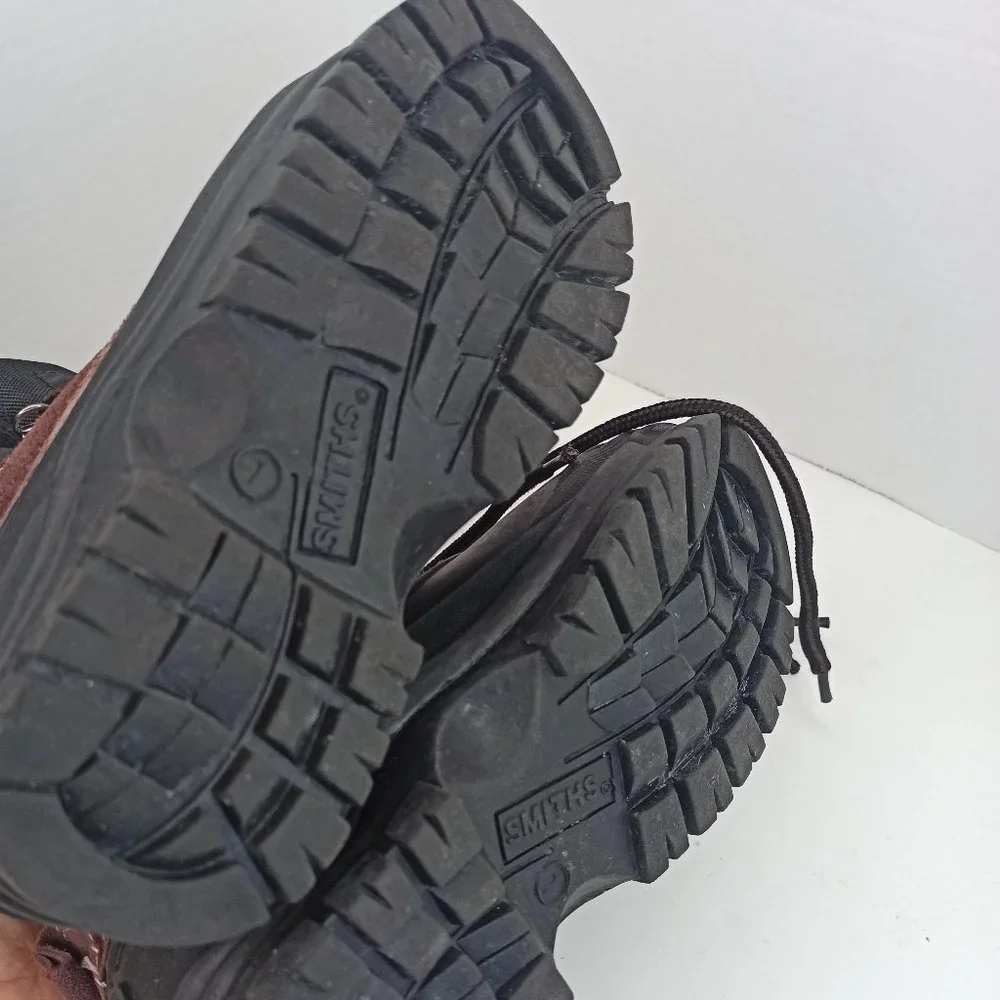 SMITH'S Leather Boots Boys Size 1 Thinsolate - Picture 6 of 6